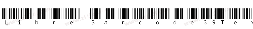 Libre Barcode39Text字体转换